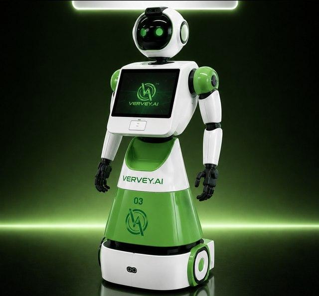 Vervey WH V1 healthcare reception robot